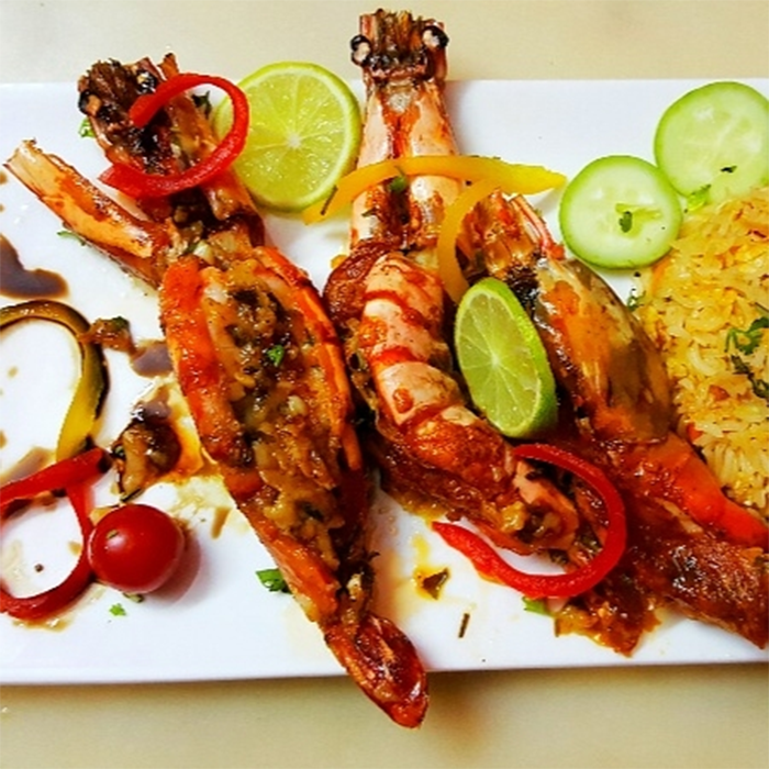 Prawns Thermidor