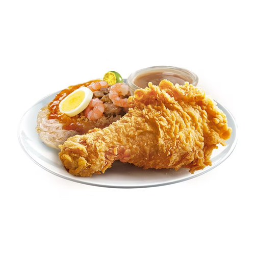 1pc. Chickenjoy w/ Palabok