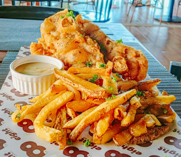 Fish and Chips by the Beach