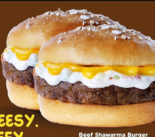 Beef Shawarma Burger