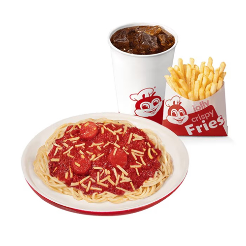 Jolly Spaghetti with Regular Fries Meal