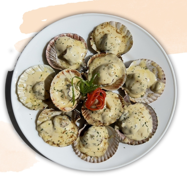 Cream and Cheese Scallop