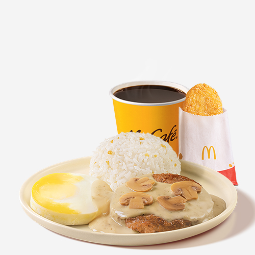1- pc. Mushroom Pepper Steak
