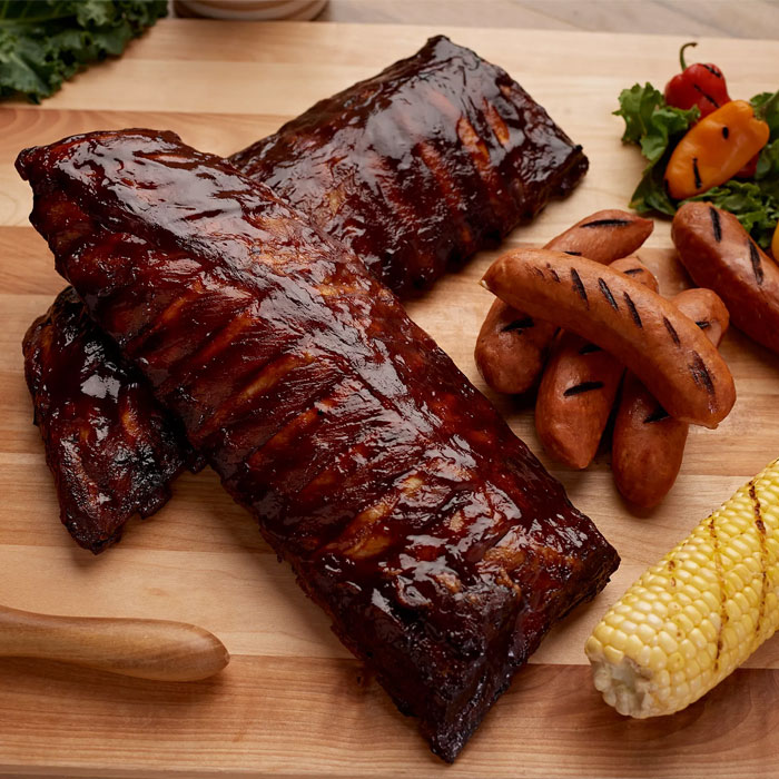 Baby Back Ribs with Sausage