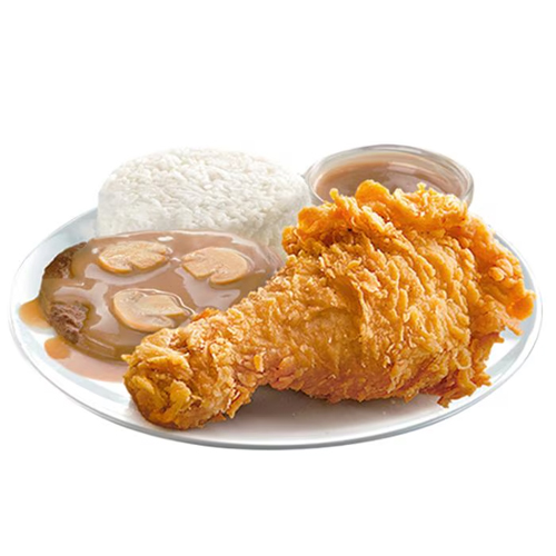 1pc. Chickenjoy w/ Burger Steak
