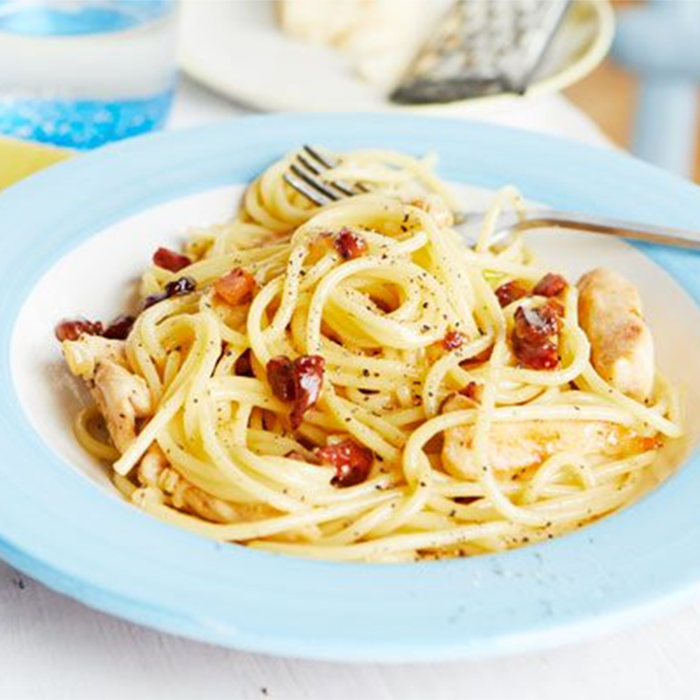 Linguini Chicken Carbonara