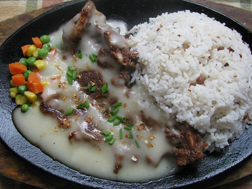 Teriyaki Beef with White Sauce
