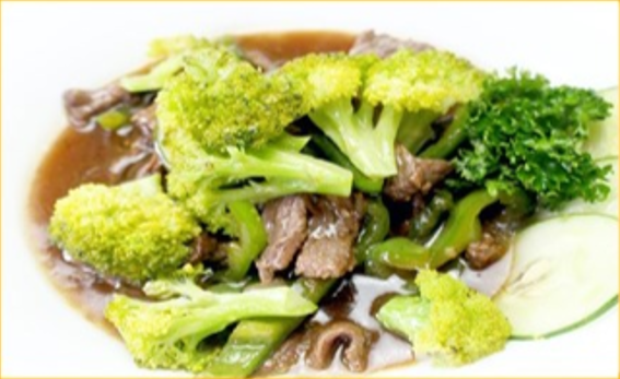 Beef & Brocolli in oyster sauce