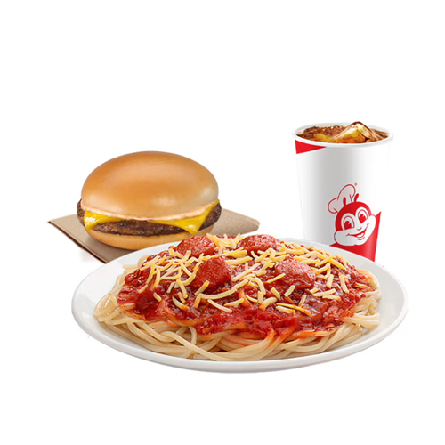 Jolly Spaghetti with Cheesy Yumburger Meal