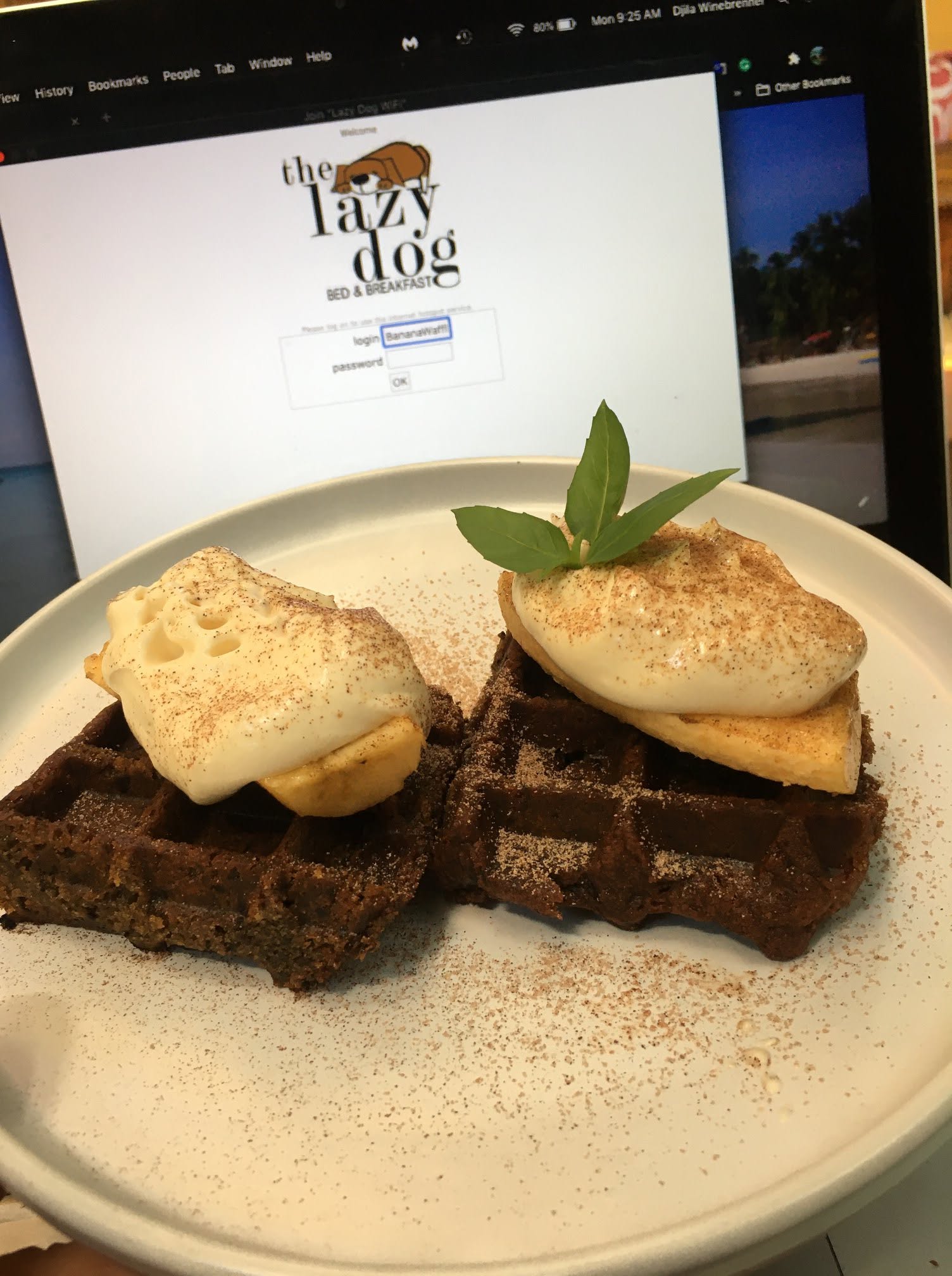 Banana Waffle