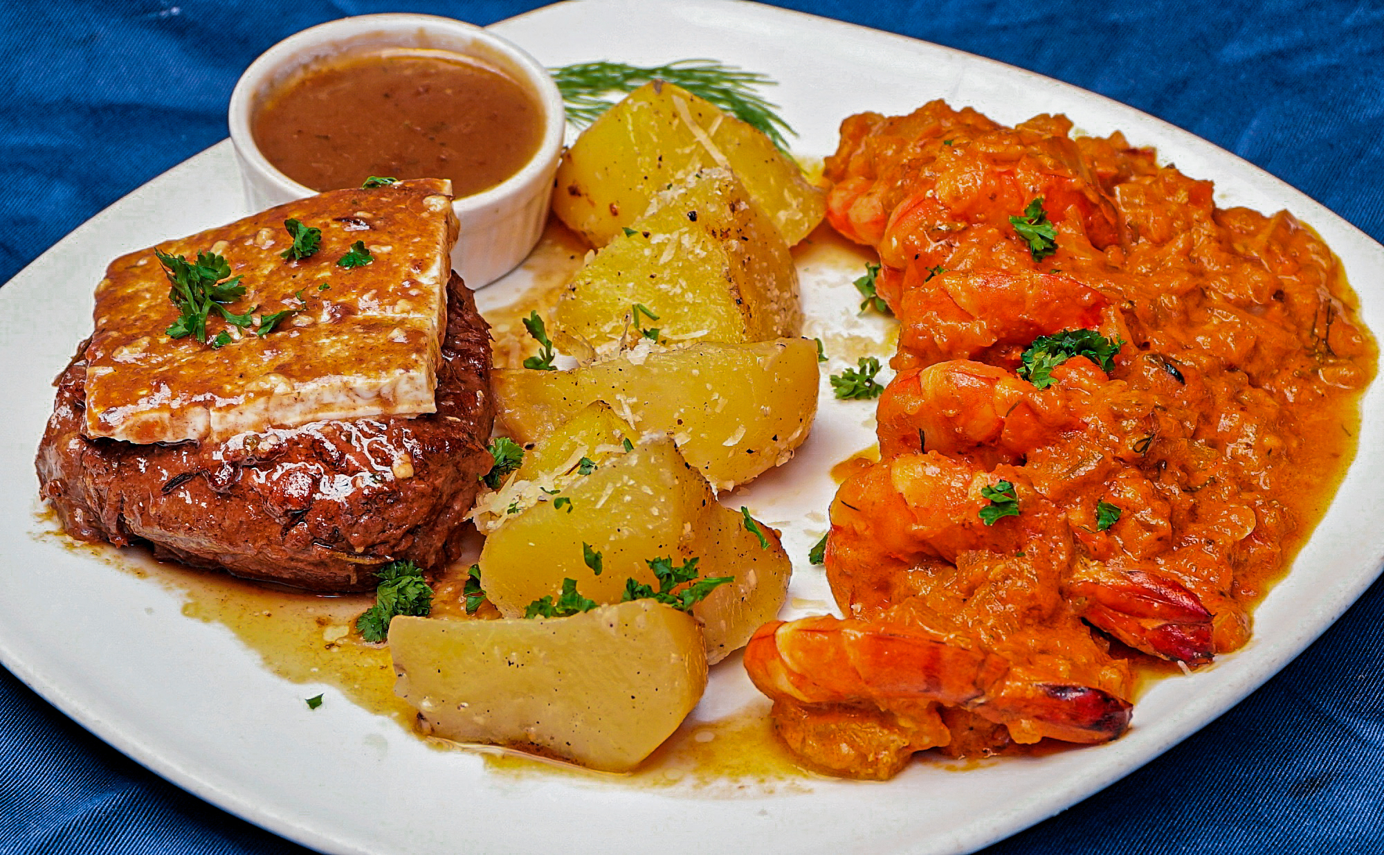 Greek Surf and Turf