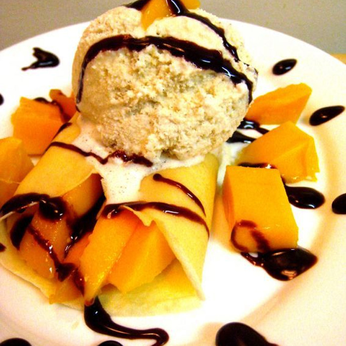 Mango Crepe Indulgence