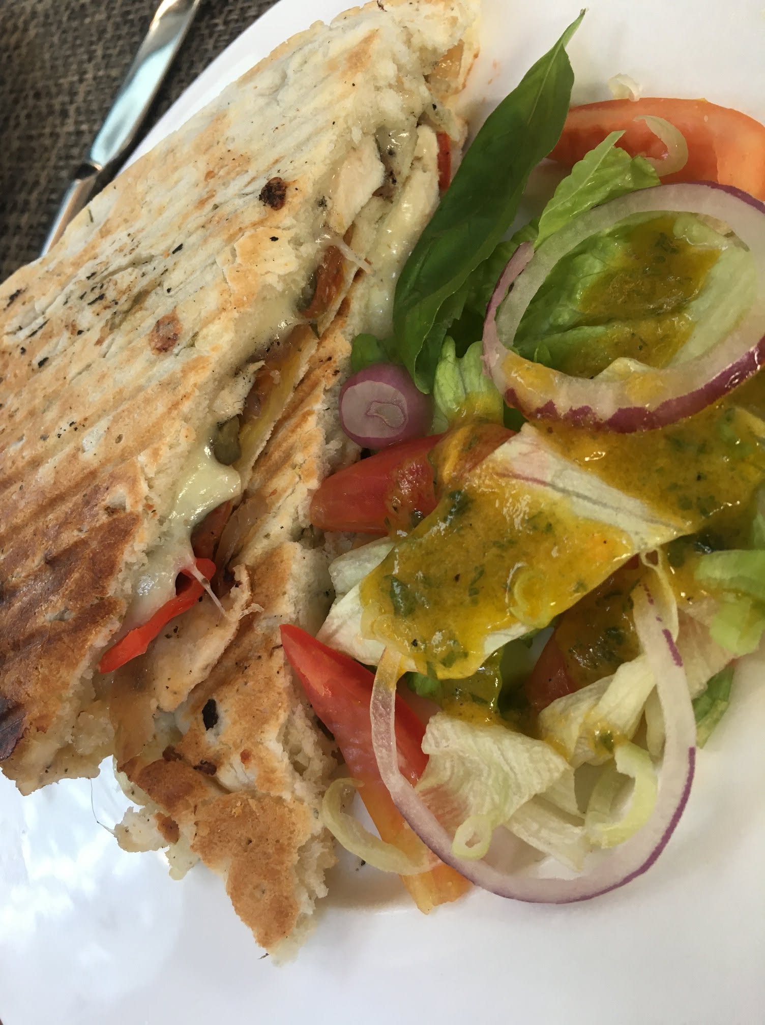 Roasted Vegetable Panini