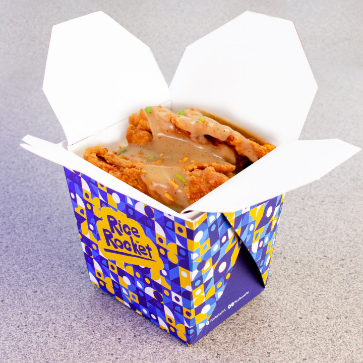Fried Chicken Fillet with Gravy