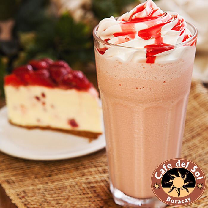 Raspberry Cream Frappe
